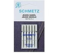 Schmetz aiguilles pour machine à coudre, denim / jean, taille 100, 5 aiguilles par paquet G