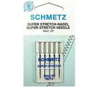 Schmetz Aiguilles pour machines à coudre Super Stretch HAX1 SP Grosseur 90/14 – 5 aiguilles
