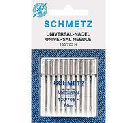 Schmetz Aiguilles universelles pour Machine à Coudre 60 (8) Aiguilles polyvalentes à Pointe légèrement Arrondie pour Une Couture Fluide sur la Plupart des Tissus, durables et fiables, 10 pièces