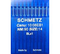 SCHMETZ BLx1 St.90 Lot de 10 aiguilles rondes pour machine à coudre Bernette Overlock MO 203/204, Juki Lock MO 102-104/134, Riccar Lock F4/RL 340/343