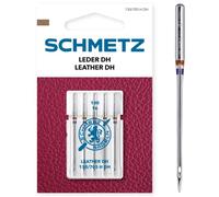 SCHMETZ | Cuir DH | 100/16 | 5 Aiguilles pour machine à coudre | 130/705 H DH | pour toutes les machines à coudre familiales courantes