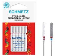 Schmetz Embroidery Machine Needles Size 75-90 5 Piece Card