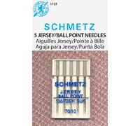 SCHMETZ Euro-Notions 73082 Ball Point Jersey Machine Needles-Size 10-70 5-Pkg by