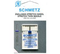 Schmetz Lot de 1 aiguille universelle double - Différentes tailles (75 écarts de 2,5 mm)