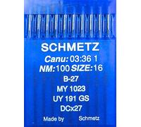SCHMETZ Lot DE 10 Aiguilles à Coudre Rondes Aiguilles pour Machines System B-27 Industrie St. 100