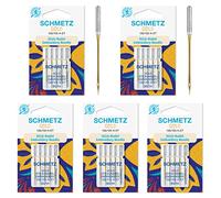 Schmetz Lot de 25 aiguilles à broder en titane Doré Taille 90/14 130/705 H-ET
