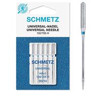 Schmetz Lot de 5 aiguilles universelles pour machine à coudre Taille 90/14 130 x 705H