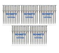 Schmetz Lot de 50 aiguilles universelles pour machine à coudre 130/705H 15 x 1H Taille 80/12