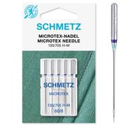 Euro-Notions Schmetz Microtex Aiguilles pour Machine à Coudre Taille 60/8