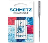 SCHMETZ Aiguilles pour machines à coudre | 5 Aiguilles Longarm Quilting | 135x5 MR | Grosseur d'aiguille 100/16 | Conviennent pour le piquage avec des machines spéciales à bras long