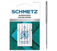 SCHMETZ Aiguilles pour machine à coudre 287 WH | 5 aiguilles à piston rond Système 287 WH | Épaisseur des aiguilles : 1 x 70 / 2 x 80 / 1 x 90 / 1 x 100