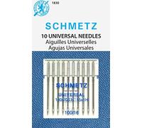 SCHMETZ Universal 130 705 H Lot de 10 aiguilles pour machine à coudre, Size 100 16