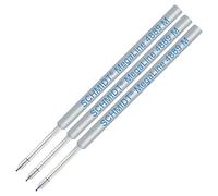 Schmidt 4889 MegaLine Lot de 3 recharges pour pointe moyenne Encre bleue