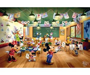 Schmidt 56599 Thomas Kinkade Disney, Schoolhouse, 200 pièces | Mickey et Minnie