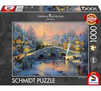 Schmidt - 58450 - Puzzle Classique - Village en Hiver