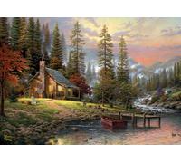Schmidt - 58455 - Puzzle Classique - Maison en Pleine Montagne