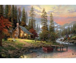 Schmidt - 58455 - Puzzle Classique - Maison en Pleine Montagne