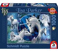 Schmidt 59668 Other License Lisa Parker: Mythical Unicorns Jigsaw Puzzle, 1000pc
