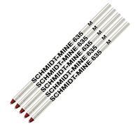 Schmidt 635 Mini D1 Lot de 5 recharges Rouge