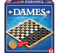 Schmidt - 88104 - Jeu de Plateau - Dames Bois Tradition