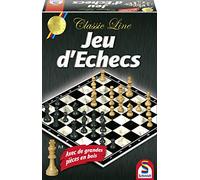 Les Classiques - Jeu d'échecs - SCHMIDT SPIELE - Affrontez-vous dans des parties passionnantes d'échecs avec ce coffret classique !