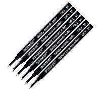 Schmidt 888 Lot de 6 recharges pour roller Encre noire Taille M