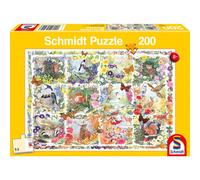 Puzzles Fleurs Et Animaux Au Fil Des Saisons, 200 Pcs