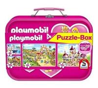 SCHMIDT AND SPIELE Puzzle enfant - Playmobil - Coffret de Puzzles 2x60 / 2x100 pcs multicolore G