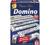 Schmidt-Spiele Jeu de réflexion Domino Classic Line 49207 - 55 dominos grand format