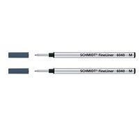Schmidt FL 6040 Lot de 2 mines à fibre fine Noir moyen