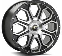 Schmidt Jante 18HDX 8.5Jx18 ET 45 5x127 Diamant Noir E08518HDXX+45PT0BP compatible avec Jeep Gladiator Type JK