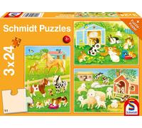 Schmidt Jeux 3 puzzles - Cute Pets - pièces