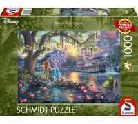 Schmidt Rectangulaire Carton Spiele 57527 Thomas Kinkade, Disney, Princesse Et La Grenouille, Puzzle 1000 Pièces, Multicolore, Taille Unique Exclusivité sur Amazon