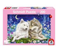 Schmidt Jeux Puzzle Amis loups câlins 200pièces