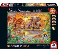 Schmidt Jeux Puzzle Les animaux d'Afrique 1000 pièces motif 693x493 mm