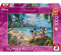Schmidt Spiele 57528 Thomas Kinkade, Disney, Mickey Et Minnie à Hawaï, Puzzle 1000 Pièces, Multicolore, Taille Unique Exclusivité sur Amazon