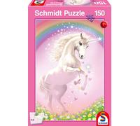 Schmidt Spiele 56354 Puzzle Licorne Rose pour Enfant, 150 pièces, Multicolore, Normal