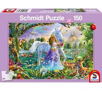 Schmidt Spiele Princesse avec licorne et château, 150 pcs