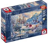 Schmidt Jeux Schmidt Jeux Puzzle Thomas Kinkade, Disney, La Belle et la Bête, 1000 pièces 59671
