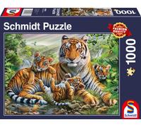 Schmidt Spiele 58986 Tiger and Puppy, 1000 Piece Jigsaw puzzlel
