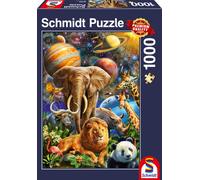 Schmidt Jeux Univers merveilleux, puzzle standard, puzzle adulte, 1000 pièces, 58988