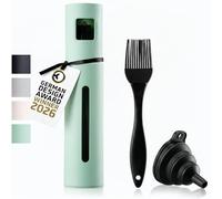 Schmidt & Kramer Vaporisateur en verre et en acier inoxydable I Bouteille de pulvérisation d'huile de haute qualité, pour une cuisine saine I Vaporisateur pratique pour un dosage précis I Convient