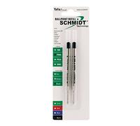 Schmidt P900 Lot de 2 recharges pour stylo à bille Style Parker Noir
