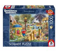 SCHMIDT Puzzle Benjamin Blü mchen : Une journée au zoo de Neustä dt 1000 pièces