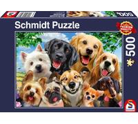 SCHMIDT Puzzle chien selfie 500 pièces