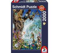 Schmidt Spiele Puzzle 2000 pièces dans la vallée des fées de l'eau, Taille Unique 57360