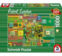 SCHMIDT Puzzle disque flash vert 1000 pièces