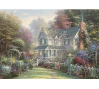 Thomas Kinkade, Victoria Garden II, Puzzle de 500 pièces dans Une boîte nostalgique