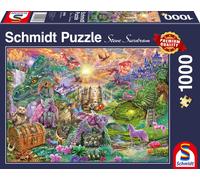 SCHMIDT Puzzle Le royaume enchanté des dragons 1000 pièces