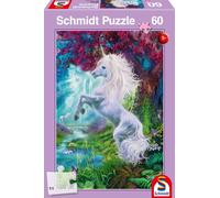 SCHMIDT Puzzle Licorne dans le jardin enchanté 60 pièces